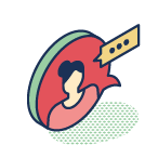 Person gibt Feedback